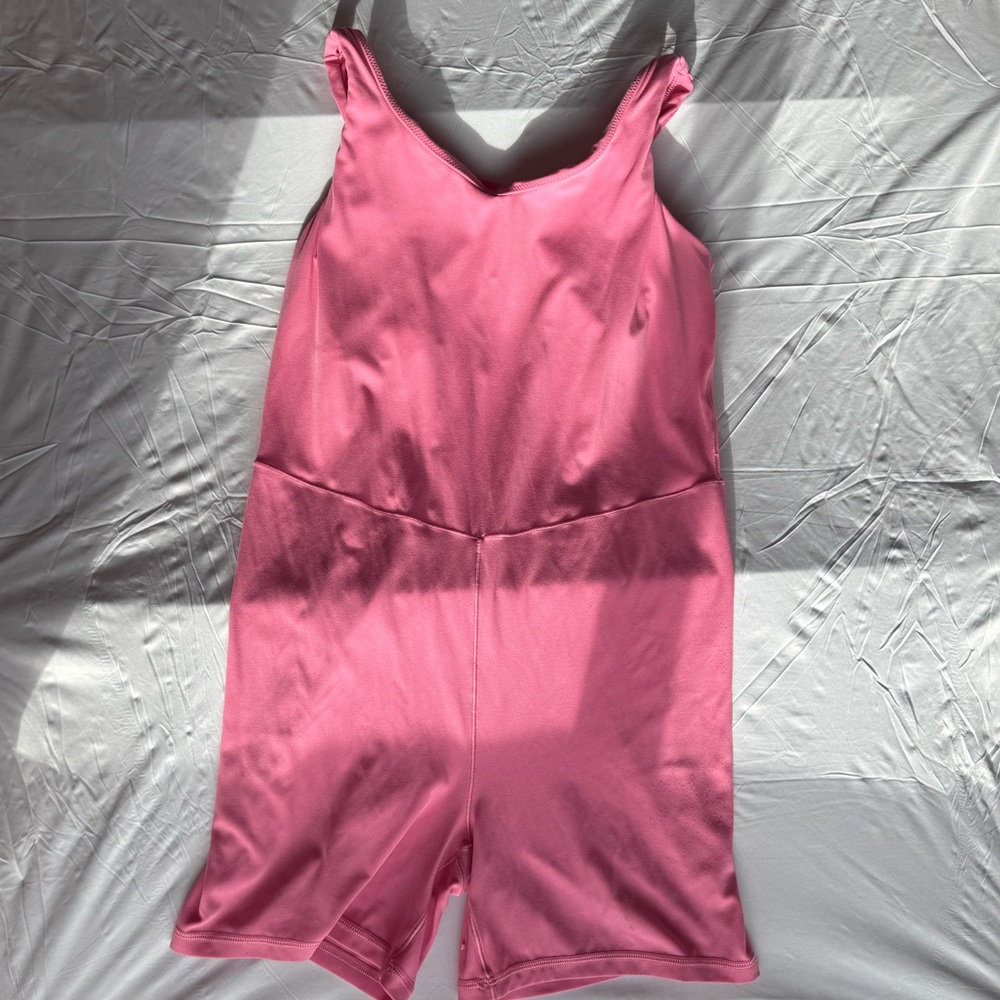 Aerie Hot Pink Athletic 5” Romper